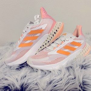 ADIDAS 4WFWD PULSE white, orange, & pink WOMEN’S SHOES  size 8.5